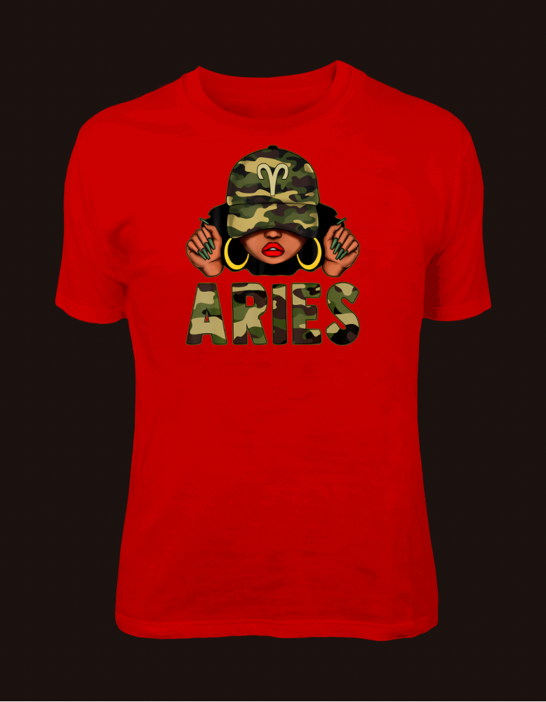 Camo Girl Zodiac Tee