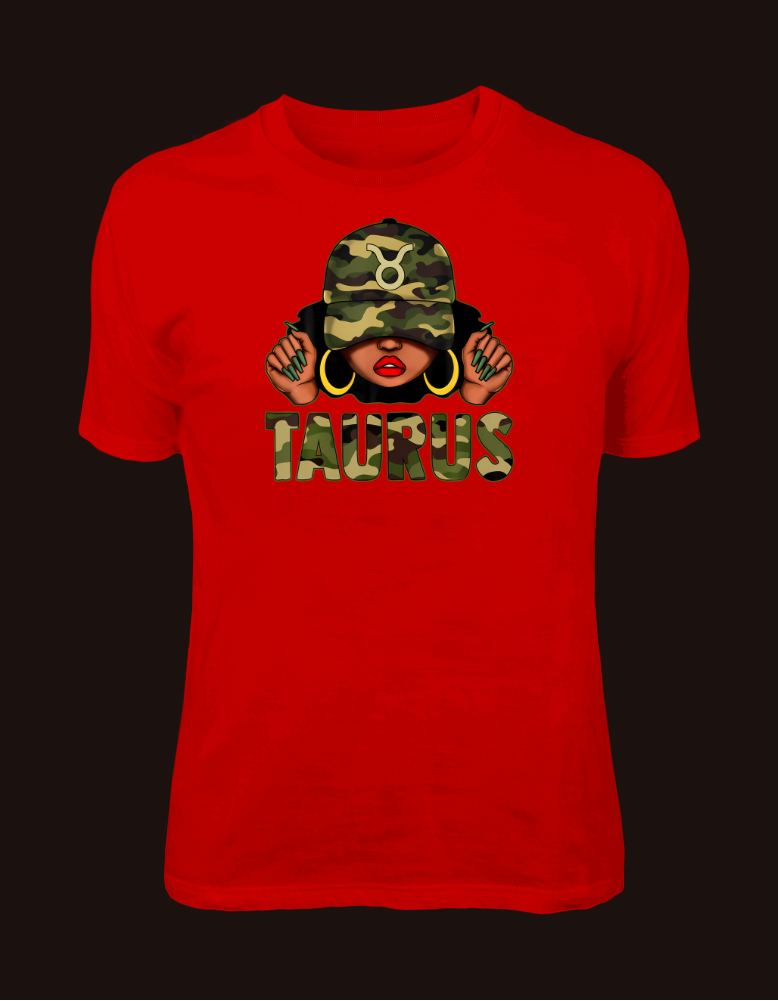 Camo Girl Zodiac Tee