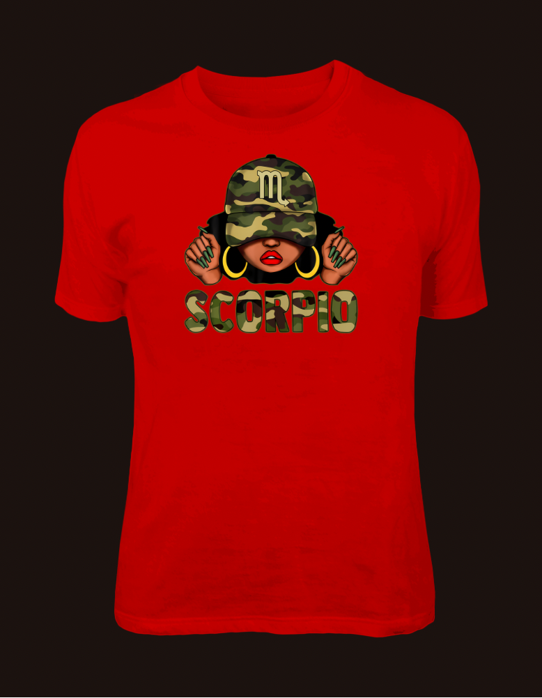 Camo Girl Zodiac Tee