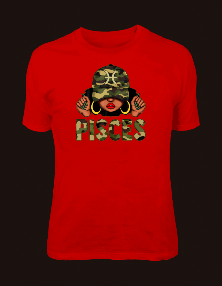 Camo Girl Zodiac Tee