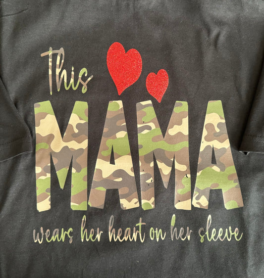 Camo - This Mama Wears Her Heart on Her Sleeve