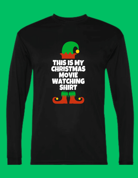 Elf - This Is My Christmas Movie Watching Shirt - Long Sleeve