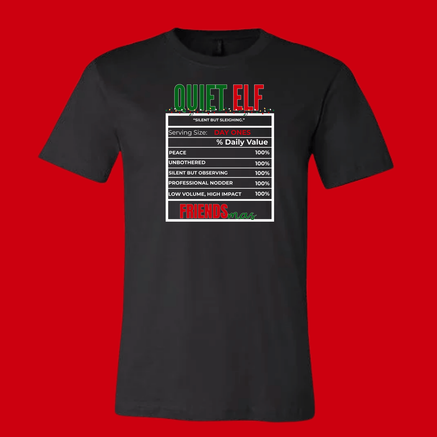 FRIENDSMAS EDITION: Black Tee & Sweatshirt Collection